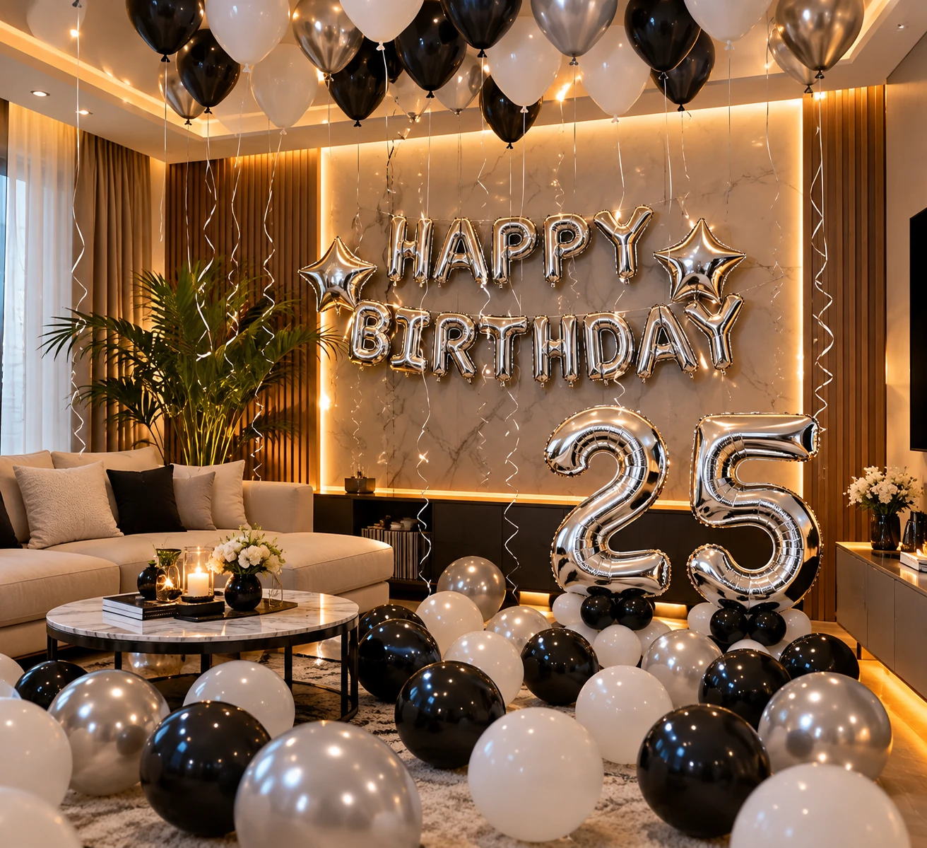 birthday hall balloon setup birthday hall balloon setup