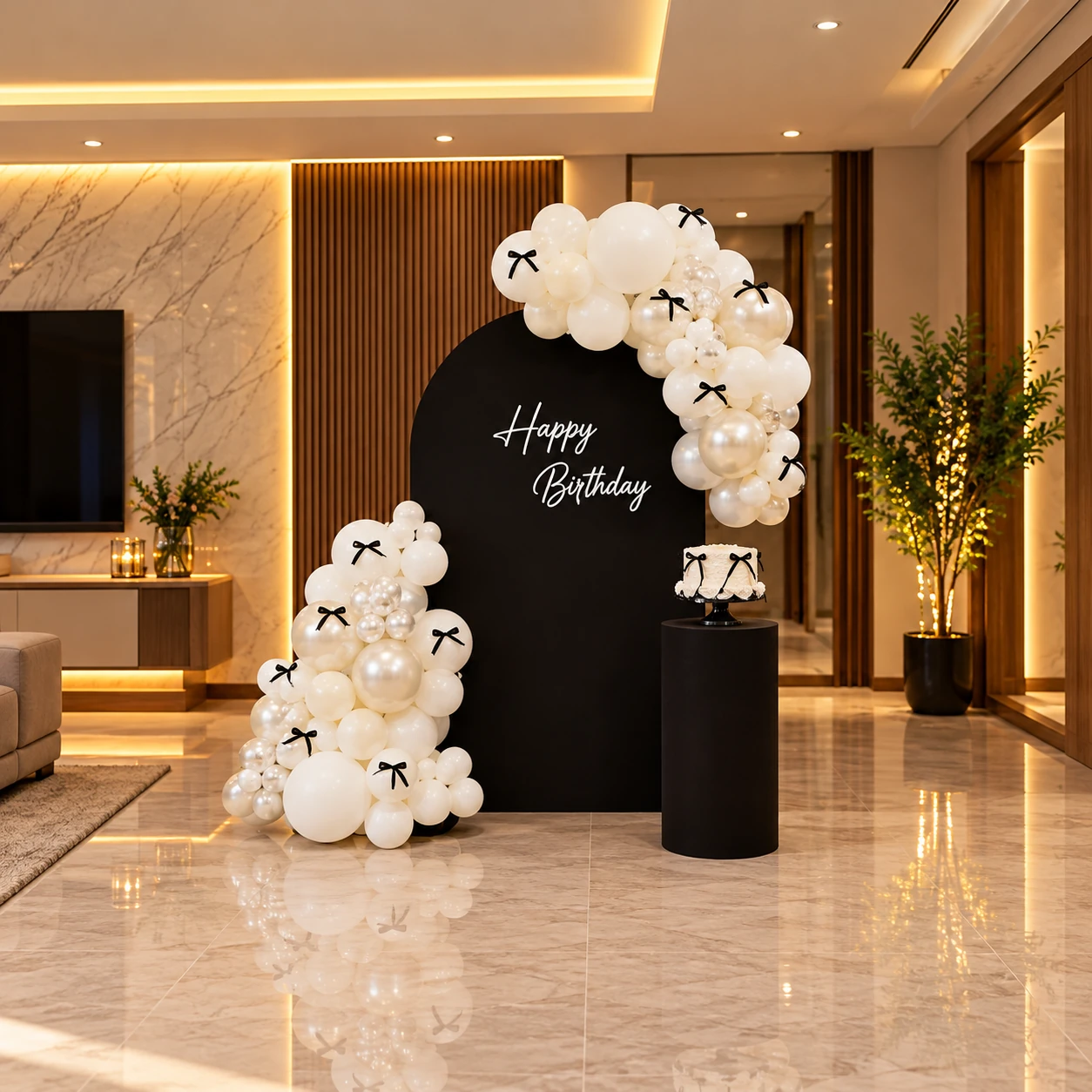 black & white backdrop decoration in delhi 2 black & white backdrop decoration in delhi 2
