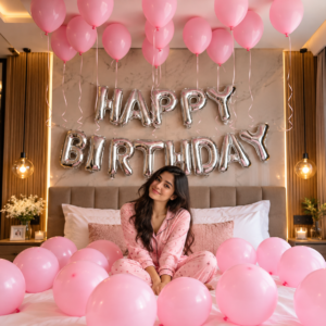 Home Simple Birthday Room Decoration